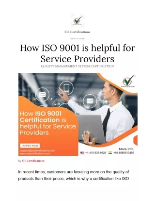 sis certifications