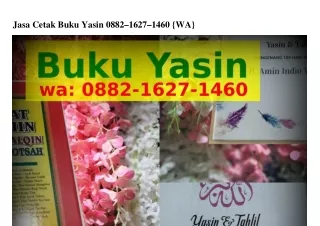 Jasa Cetak Buku Yasin O882-lϬ2ᜪ-lԿϬO(whatsApp)