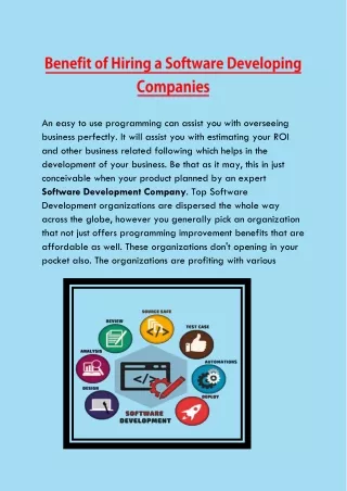 an easy to use programming can assist you with