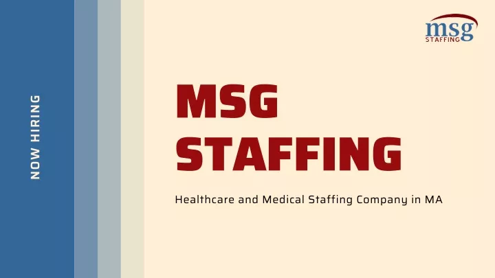 msg staffing healthcare and medical staffing