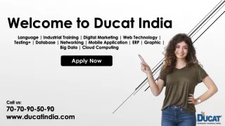 welcome to ducat india