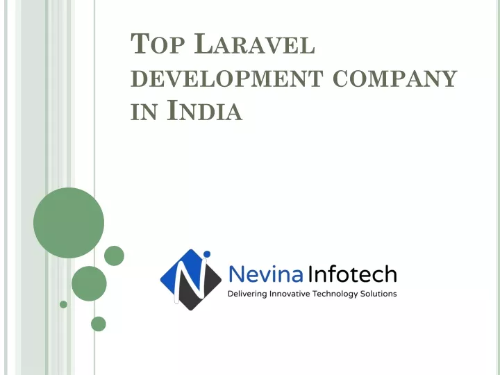 top laravel development company in india