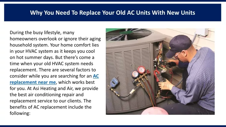 why you need to replace your old ac units with