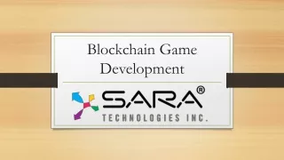 blockchain game development