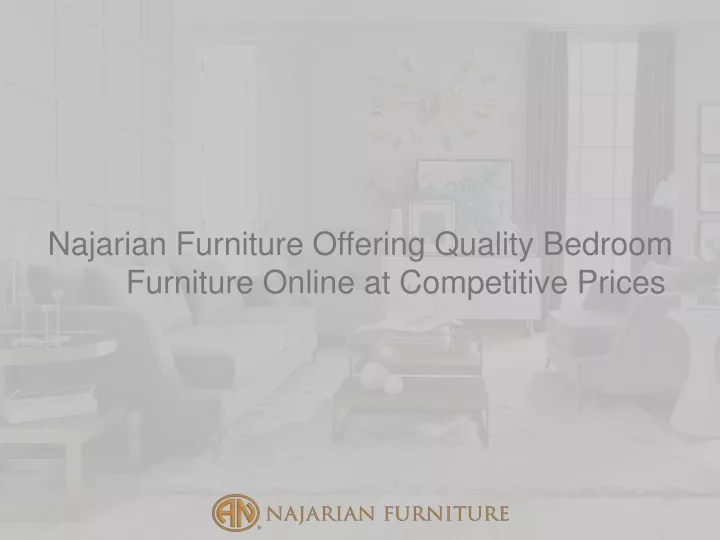 najarian furniture offering quality bedroom
