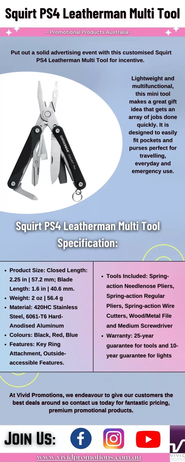 squirt ps4 leatherman multi tool squirt