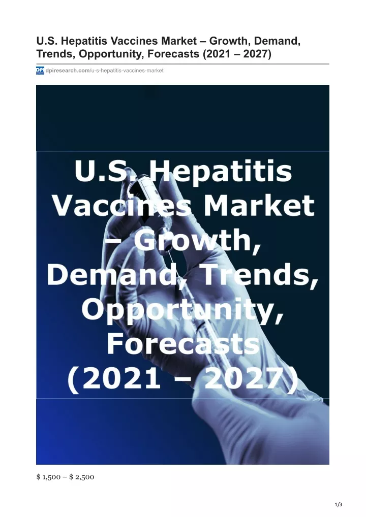 u s hepatitis vaccines market growth demand