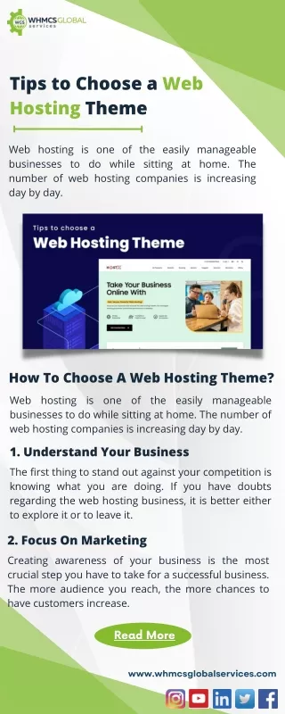 tips to choose a web hosting theme