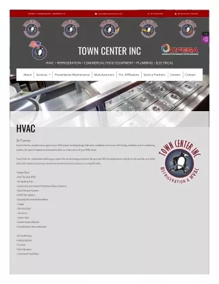 HVAC Services In Michigan - Town Center Inc
