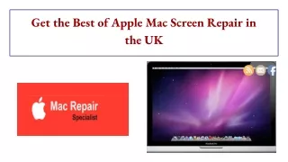 Get the Best of Apple Mac Screen Repair in the UK