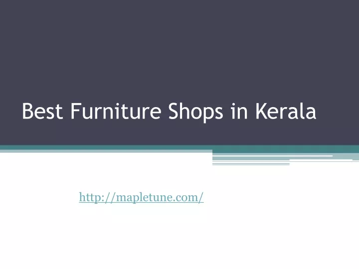 best furniture shops in kerala