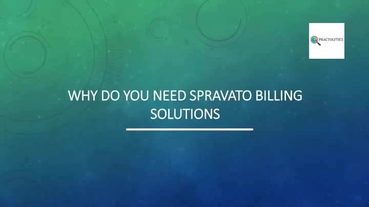 why do you need spravato billing solutions