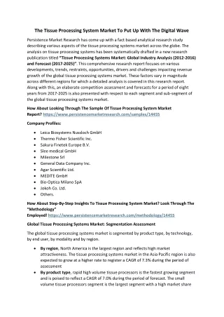 the tissue processing system market
