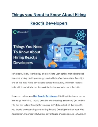 things you need to know about hiring