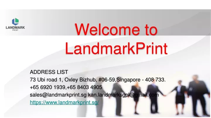 welcome to landmarkprint