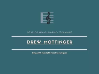 Drew Mottinger-Study Music Theory & History