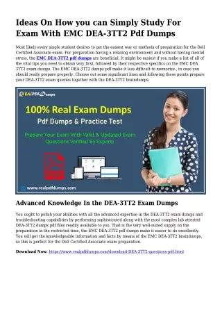 Viable Your Preparation Through DEA-3TT2 Pdf Dumps