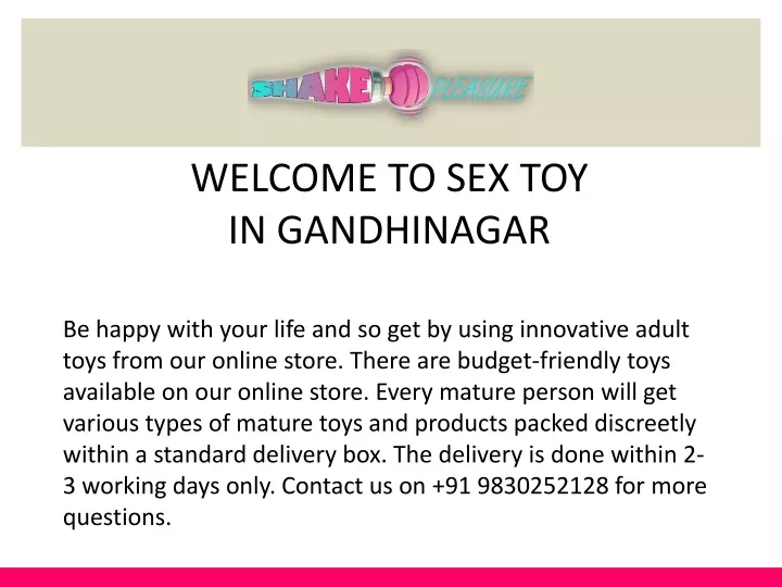 welcome to sex toy in gandhinagar