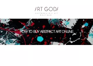 How To Buy Abstract Art Online