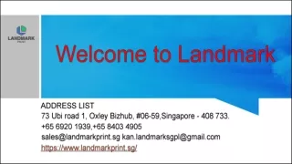 Letterhead Printing Services in Singapor