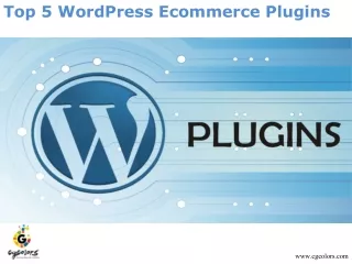 Top 5 WordPress Ecommerce Plugins - CGColors