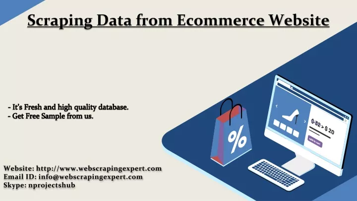 scraping data from ecommerce website