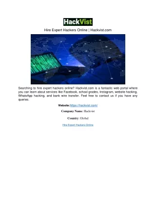 hire expert hackers online hackvist com