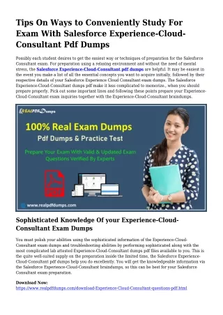 Viable Your Preparing Through Experience-Cloud-Consultant Pdf Dumps