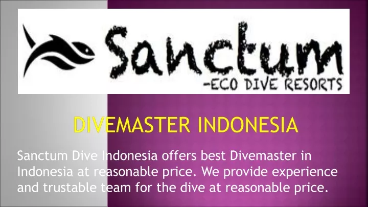 divemaster indonesia