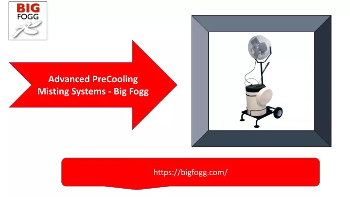 advanced precooling misting systems big fogg