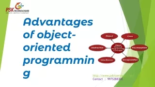 advantages of object oriented programming