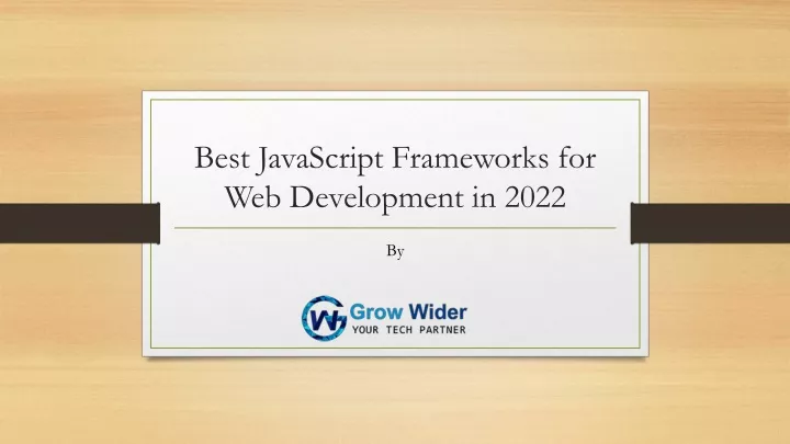 best javascript frameworks for web development in 2022