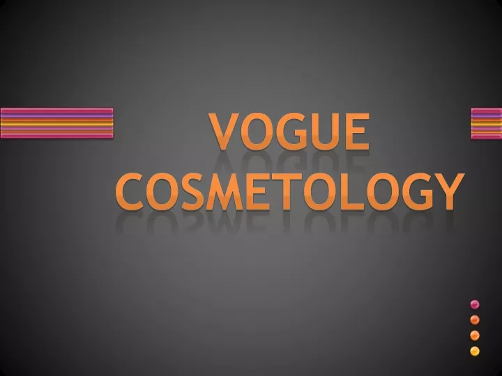 vogue cosmetology