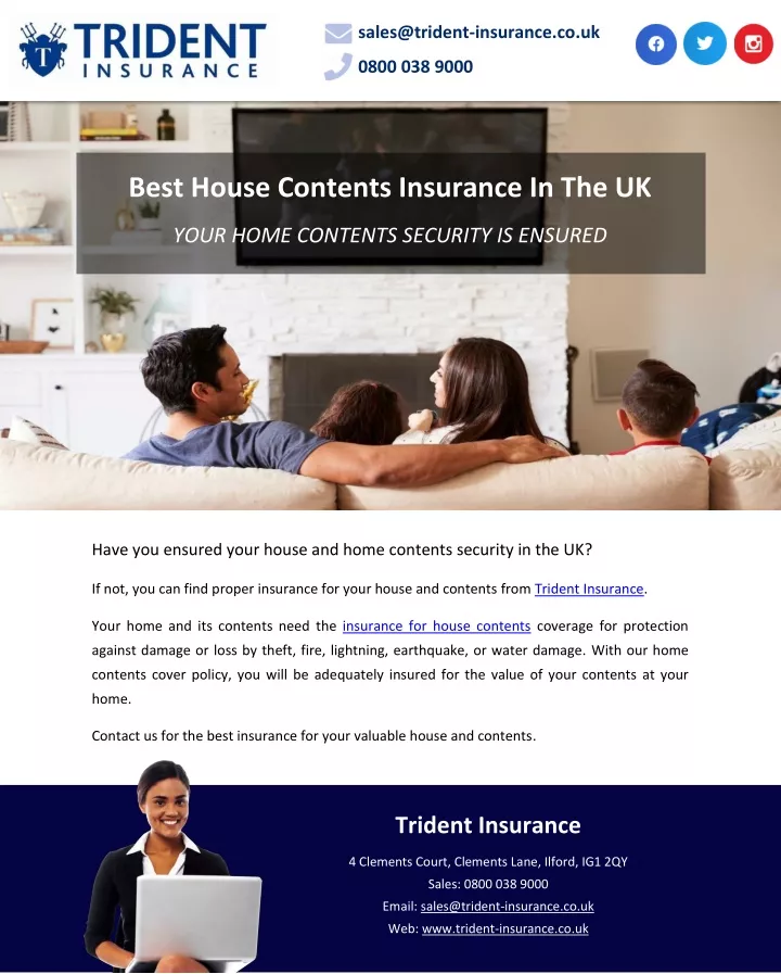 sales@trident insurance co uk