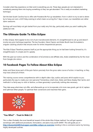 5 Essential Elements For Kibo Eclipse Review