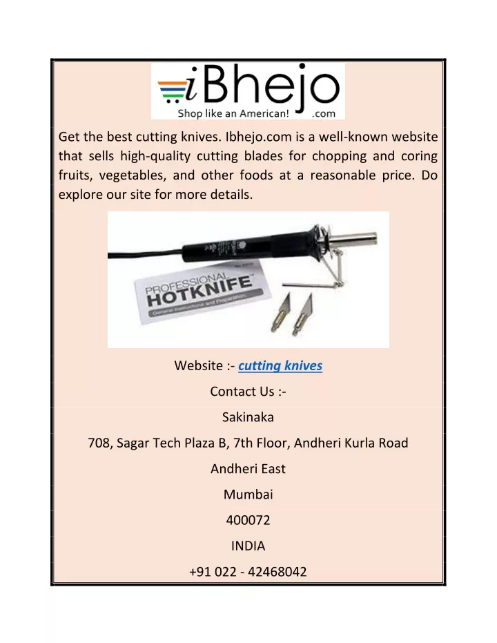 get the best cutting knives ibhejo com is a well