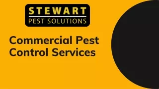 Commercial Pest Control Services in Michigan
