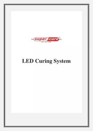 led curing system