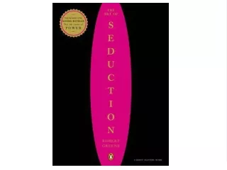 PDF `DOWNLOAD The Art of Seduction Full 2021
