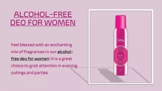 Alcohol-Free Deo for Women