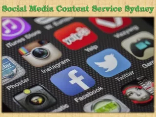 Social Media Content Service Sydney