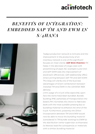 benefits of integration embedded