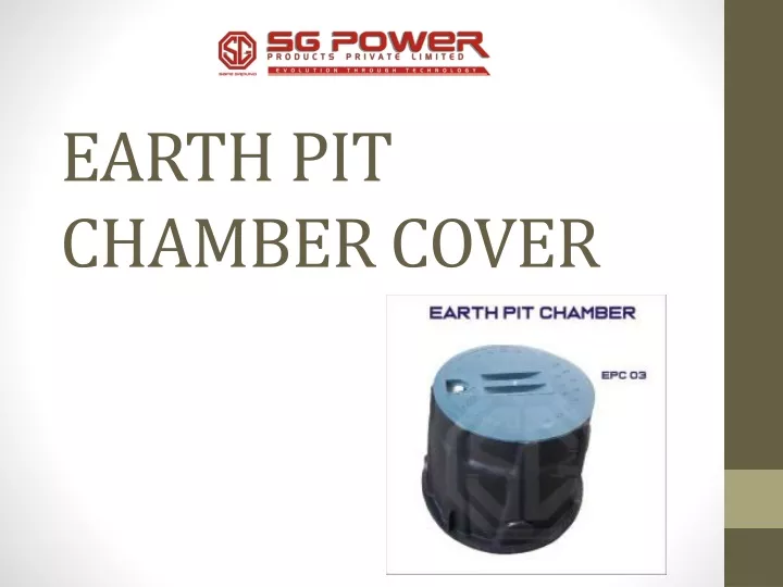 earth pit chamber cover