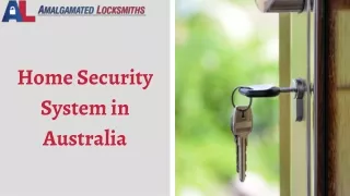 Home Security System in Australia
