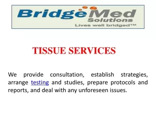 tissue services