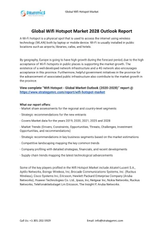 global wifi hotspot market