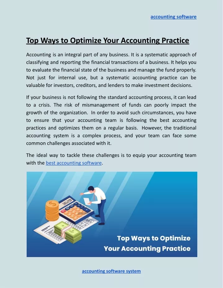 accounting software