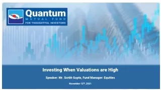 Investing When Valuations are High