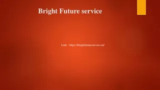 Bright Future serviceppt