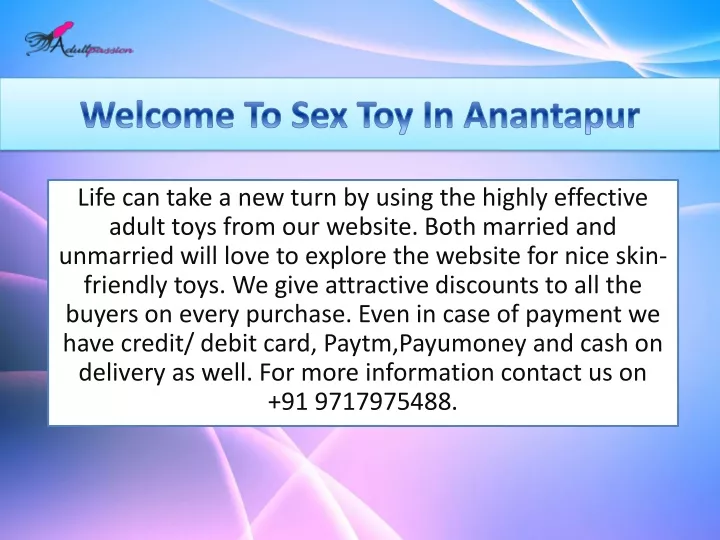 welcome to sex toy in anantapur